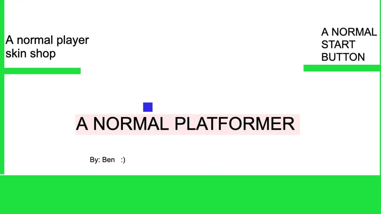 Play A Normal Platformer - Free Online Arcade Game