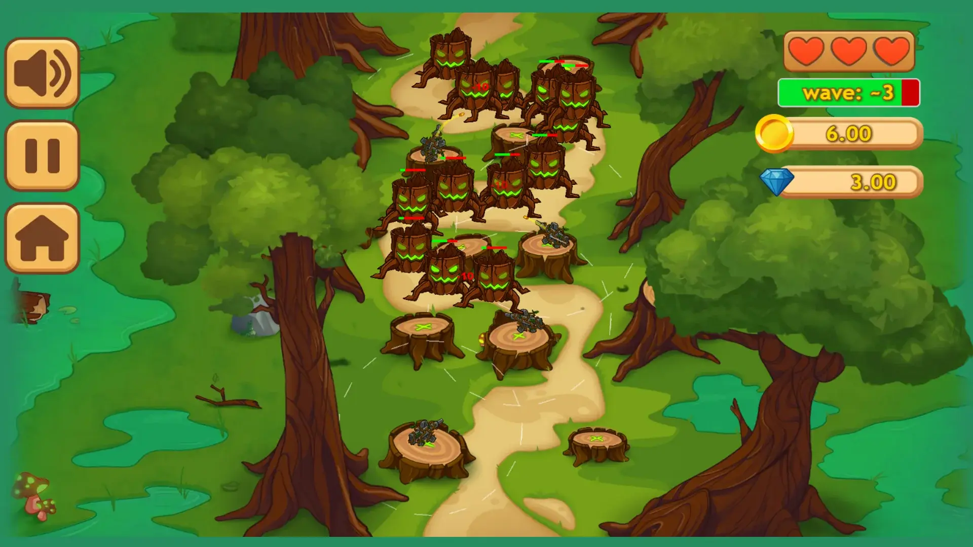 Play Forest Monsters TD - Free Online Shooting Game