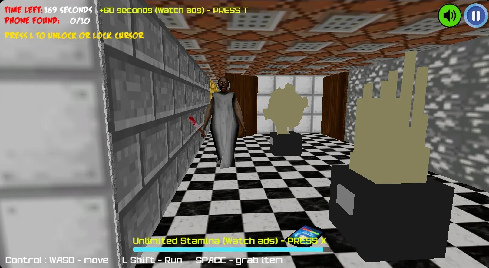 Play Granny at Obby World - Free Online Horror Game