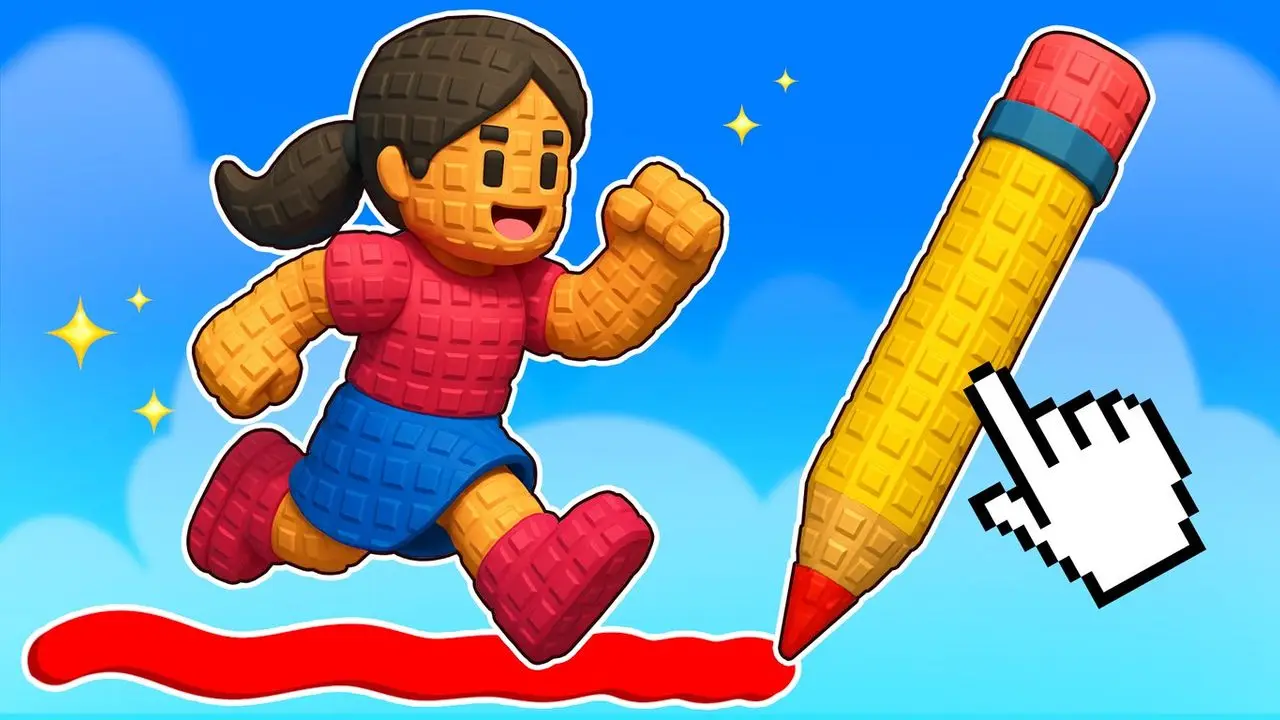Play Obby online with friends: Draw and Jump! - Free Online Arcade Game