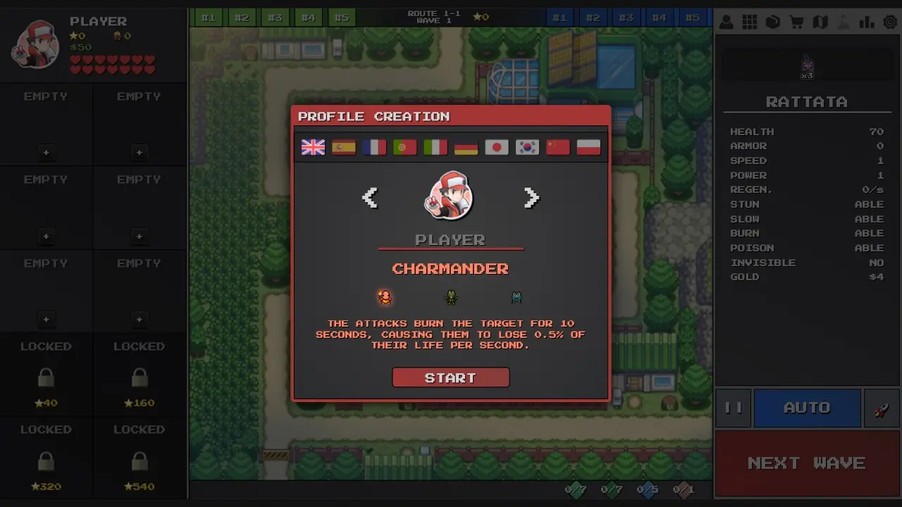 Play Pokepath TD - Free Online Action Game