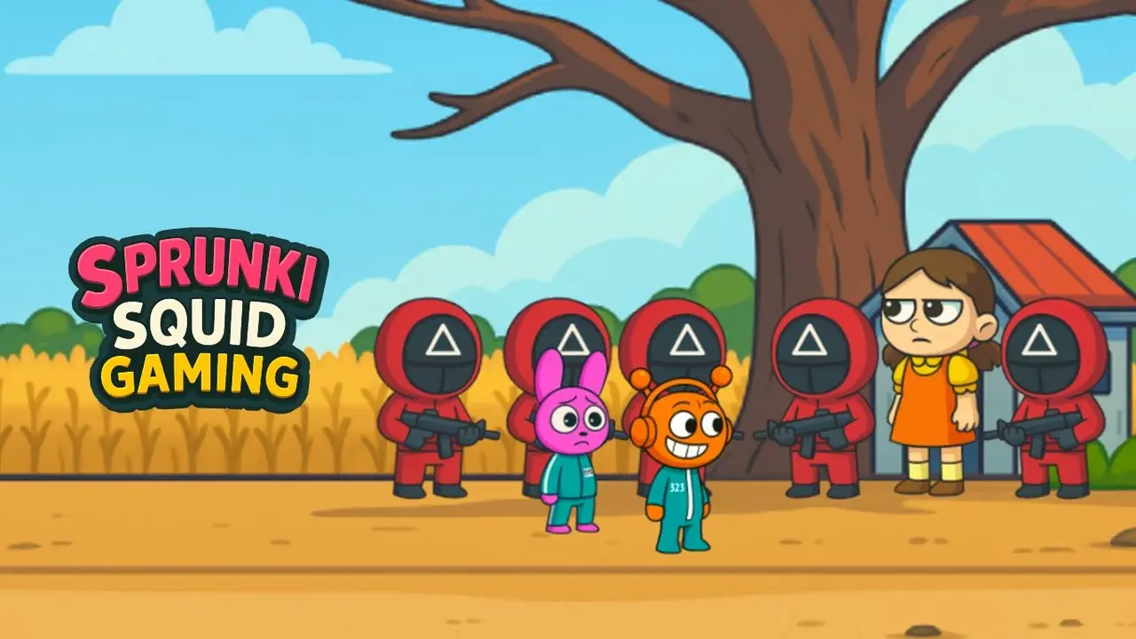 Play Sprunki Squid Gaming - Free Online Arcade Game